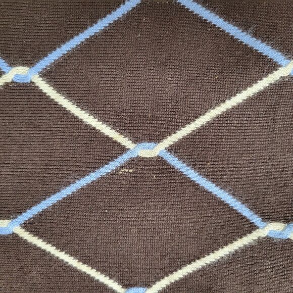 Turnbury Sweater Mens Size 48 Extra Fine Merino Wool V-Neck Pullover Brown Italy - Picture 16 of 16